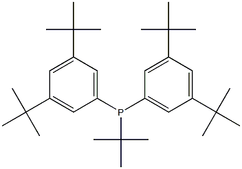 t-Butylbis(3,5-di-t-butylphenyl)phosphine Structure