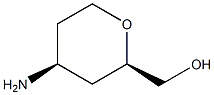 ((2R,4S)-4-aminotetrahydro-2H-pyran-2-yl)methanol 구조식 이미지