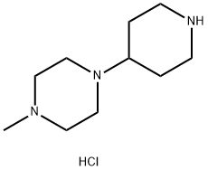 1-METHYL-4-(PIPERIDIN-4-YL)PIPERAZINE 3HCL Structure