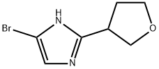 4-Bromo-2-(oxolan-3-yl)-1H-imidazole Structure