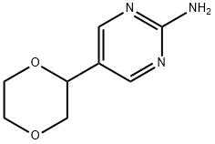 5-(1,4-dioxan-2-yl)pyrimidin-2-amine 구조식 이미지