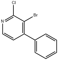 3-Bromo-4-phenyl-2-chloropyridine Structure