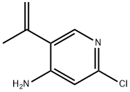 4-AMINO-2-CHLORO-5-(1-METHYLETHENYL)PYRIDINE Structure