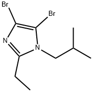 4,5-Dibromo-1-(iso-butyl)-2-ethyl-1H-imidazole Structure