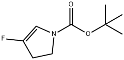 1-Boc-1H-2,3-dihydro-4-fluoropyrrole Structure