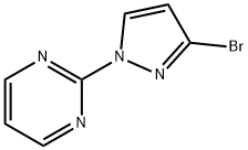 3-BROMO-1-(PYRIMIDIN-2-YL)-1H-PYRAZOLE 구조식 이미지
