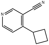4-Cyclobutylnicotinonitrile Structure
