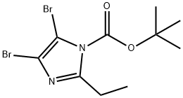 4,5-Dibromo-1-Boc-2-ethyl-1H-imidazole Structure