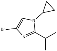 4-Bromo-1-cyclopropyl-2-(iso-propyl)imidazole Structure