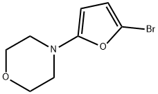 2-Bromo-5-(morpholino)furan 구조식 이미지