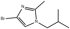 4-Bromo-1-(iso-butyl)-2-methylimidazole 구조식 이미지