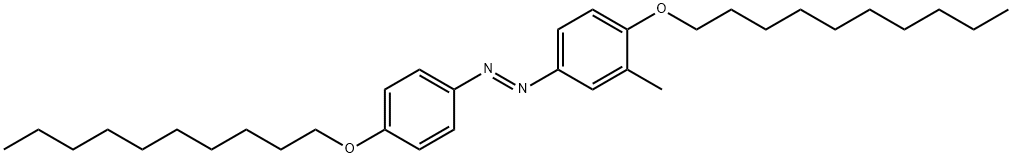 4,4'-Bis(decyloxy)-3-methylazobenzene Structure