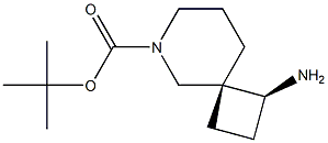tert-butyl (1S,4R)-1-amino-6-azaspiro[3.5]nonane-6-carboxylate 구조식 이미지