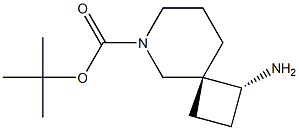 tert-butyl (1R,4R)-1-amino-6-azaspiro[3.5]nonane-6-carboxylate Structure