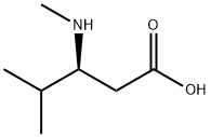 (S)-4-methyl-3-(methylamino)pentanoicacid Structure