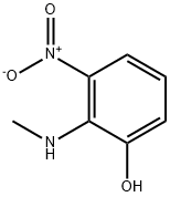 2-Methylamino-3-nitro-phenol Structure