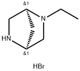(1S,4S)-2-Ethyl-2,5-diazabicyclo[2.2.1]heptane dihydrobromide 구조식 이미지