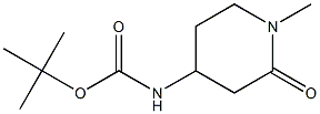 tert-butyl (1-methyl-2-oxopiperidin-4-yl)carbamate Structure