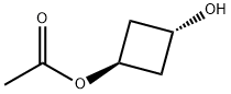 (1r,3r)-3-hydroxycyclobutyl acetate 구조식 이미지
