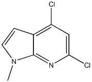 4,6-dichloro-1-methyl-1H-pyrrolo[2,3-b]pyridine Structure