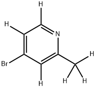 4-Bromo-2-methylpyridine-d6 구조식 이미지