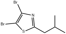 4,5-Dibromo-2-(iso-butyl)thiazole Structure