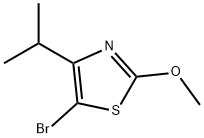 5-Bromo-4-(iso-propyl)-2-methoxythiazole 구조식 이미지