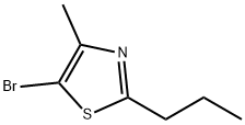 5-Bromo-4-methyl-2-(n-propyl)thiazole Structure
