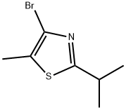 4-Bromo-5-methyl-2-(iso-propyl)thiazole 구조식 이미지