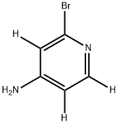 4-Amino-2-bromopyridine-3,5,6-d3 구조식 이미지