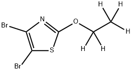 4,5-Dibromo-2-(ethoxy-d5)-thiazole Structure