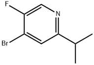 4-Bromo-2-(iso-propyl)-5-fluoropyridine 구조식 이미지