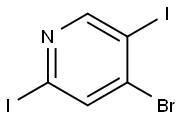 3,6-Diiodo-4-bromopyridine Structure