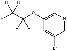 3-Bromo-5-(ethoxy-d5)-pyridine Structure