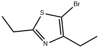 5-Bromo-2,4-diethylthiazole 구조식 이미지