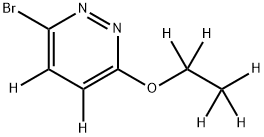 3-Bromo-6-ethoxypyridazine-d7 구조식 이미지