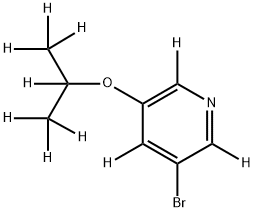 3-Bromo-5-(iso-propoxy)pyridine-d10 Structure