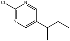 2-Chloro-5-(sec-butyl)pyrimidine Structure