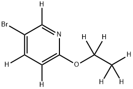 3-Bromo-6-(ethoxy)pyridine-d8 Structure