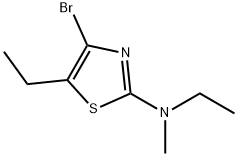 4-Bromo-5-ethyl-2-(methylethylamino)thiazole Structure