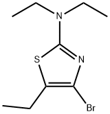 4-Bromo-5-ethyl-2-(diethylamino)thiazole 구조식 이미지