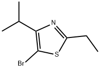 5-Bromo-4-(iso-propyl)-2-ethylthiazole Structure