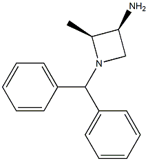 (2S,3S)-1-benzhydryl-2-methyl-azetidin-3-amine Structure