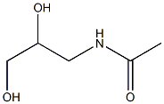 Acetamide, N-(2,3-dihydroxypropyl)- Structure