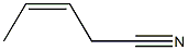 3-Pentenenitrile,(3Z)- 구조식 이미지