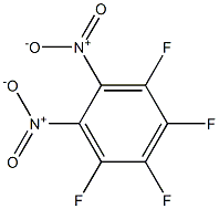 Benzene,1,2,3,4-tetrafluoro-5,6-dinitro- Structure
