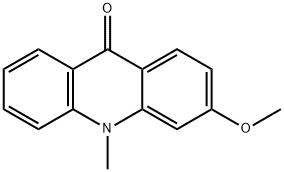 9(10H)-Acridinone, 3-methoxy-10-methyl- Structure