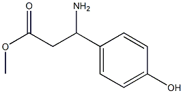 METHYL 3-AMINO-3-(4-HYDROXYPHENYL)PROPANOATE Structure