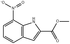 methyl 7-nitro-1H-indole-2-carboxylate 구조식 이미지