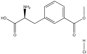 (S)-3-(2-Amino-2-carboxy-ethyl)-benzoic acid methyl ester hydrochloride Structure